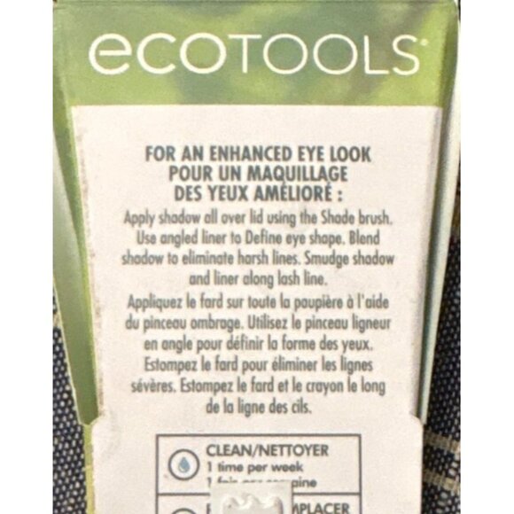 Ecotools Enhancing Eye Set Duo 4 Brush Heads Vegan Cruelty-Free - Picture 5 of 6